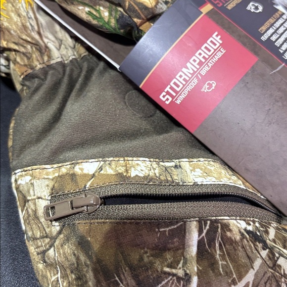 Realtree Edge Storm Proof,Rip Stop,wind/water resist,thinsulate,convert,pop top - Picture 12 of 13